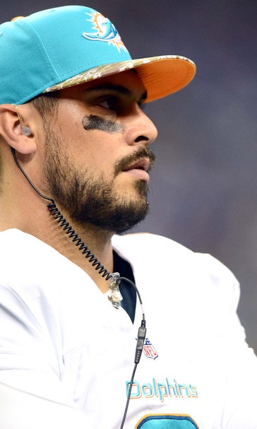Matt Moore somehow broke his nose by handing off the football